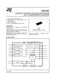 Datasheet TDA7401D manufacturer STMicroelectronics