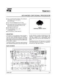Datasheet TDA7411 manufacturer STMicroelectronics
