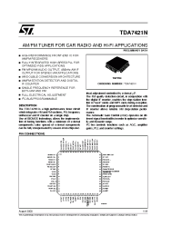 Datasheet TDA7421N manufacturer STMicroelectronics