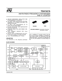 Datasheet TDA7427AD manufacturer STMicroelectronics