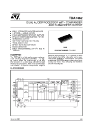 Datasheet TDA7462 manufacturer STMicroelectronics