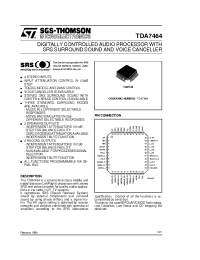 Datasheet TDA7464 manufacturer STMicroelectronics