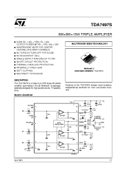 Datasheet TDA7497S manufacturer STMicroelectronics