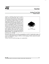 Datasheet TDA7521 manufacturer STMicroelectronics