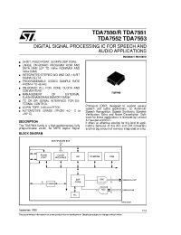 Datasheet TDA7550R manufacturer STMicroelectronics