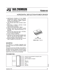 Datasheet TDA8143 manufacturer STMicroelectronics