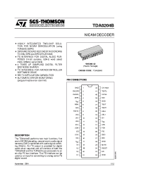Datasheet TDA8204B manufacturer STMicroelectronics