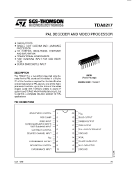 Datasheet TDA8217 manufacturer STMicroelectronics