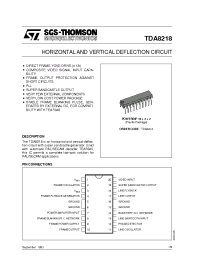 Datasheet TDA8218 manufacturer STMicroelectronics
