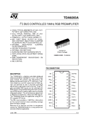 Datasheet TDA9203A manufacturer STMicroelectronics
