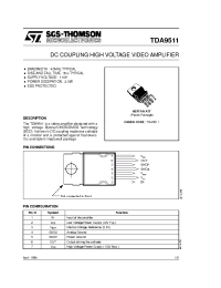 Datasheet TDA9511 manufacturer STMicroelectronics