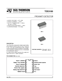 Datasheet TDE0160FP manufacturer STMicroelectronics