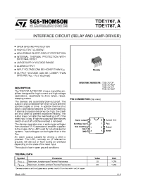 Datasheet TDE1767A manufacturer STMicroelectronics