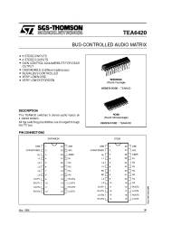 Datasheet TEA6420D manufacturer STMicroelectronics