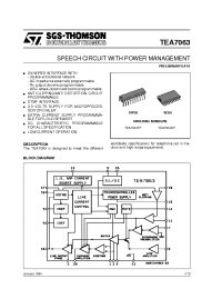 Datasheet TEA7063DP manufacturer STMicroelectronics