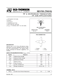 Datasheet TH513 manufacturer STMicroelectronics
