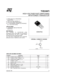 Datasheet THD200FI manufacturer STMicroelectronics