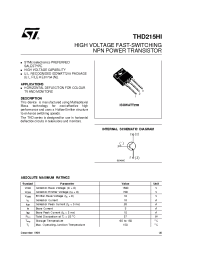 Datasheet THD215 manufacturer STMicroelectronics