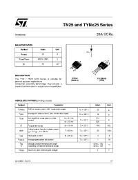 Datasheet TN2540-1000GTR manufacturer STMicroelectronics
