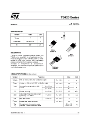 Datasheet TS420 manufacturer STMicroelectronics