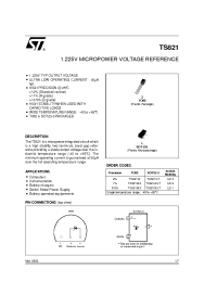 Datasheet TS821AIZ manufacturer STMicroelectronics