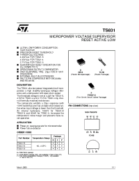Datasheet TS831-3I manufacturer STMicroelectronics