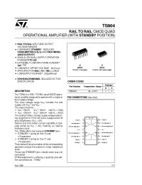 Datasheet TS904I manufacturer STMicroelectronics