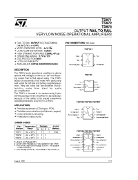 Datasheet TS974ID manufacturer STMicroelectronics