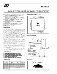 Datasheet TSA1005-40 manufacturer STMicroelectronics