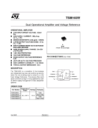 Datasheet TSM103WAID manufacturer STMicroelectronics
