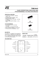 Datasheet TSM104AN manufacturer STMicroelectronics