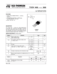 Datasheet TXDV408 manufacturer STMicroelectronics