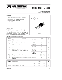 Datasheet TXDV612 manufacturer STMicroelectronics