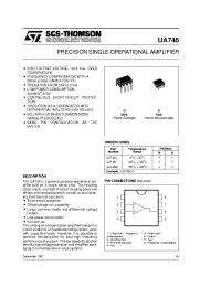 Datasheet UA748CD manufacturer STMicroelectronics