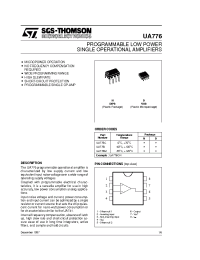 Datasheet UA776N manufacturer STMicroelectronics