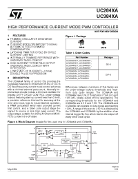 Datasheet UC2843A manufacturer STMicroelectronics
