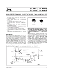 Datasheet UC3842TD manufacturer STMicroelectronics
