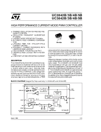 Datasheet UC3845BD1 manufacturer STMicroelectronics