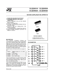 Datasheet ULQ2004 manufacturer STMicroelectronics