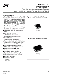 Datasheet UPSD3212C manufacturer STMicroelectronics