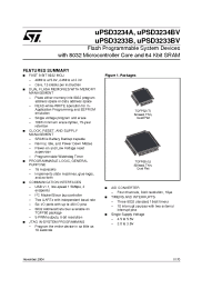 Datasheet UPSD3233 manufacturer STMicroelectronics