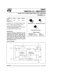Datasheet VB027(011Y) manufacturer STMicroelectronics