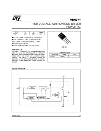 Datasheet VB927 manufacturer STMicroelectronics