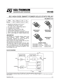 Datasheet VN16B(011Y) manufacturer STMicroelectronics
