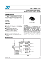 Datasheet VN330SPTR-32-E manufacturer STMicroelectronics