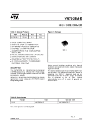 Datasheet VN750SM-E manufacturer STMicroelectronics