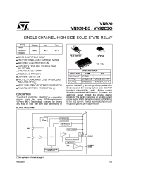Datasheet VN920SO13TR manufacturer STMicroelectronics