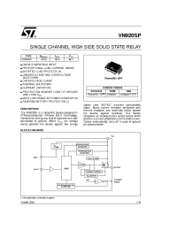 Datasheet VN920SP manufacturer STMicroelectronics