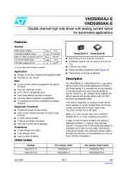 Datasheet VND5050AJTR-E manufacturer STMicroelectronics