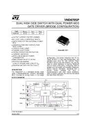 Datasheet VND670SP13TR manufacturer STMicroelectronics